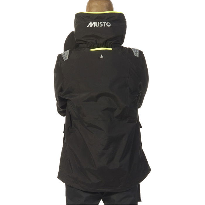 2024 Musto Hombre Br2 Offshore 2.0 Chaqueta Nutica 82084 - Negro